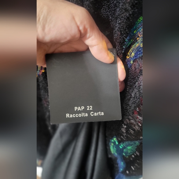 NWT-Love & Lemonade Sequin  Mermaid Gown Black Sweetheart Off Shoulder Size L - Picture 8 of 9